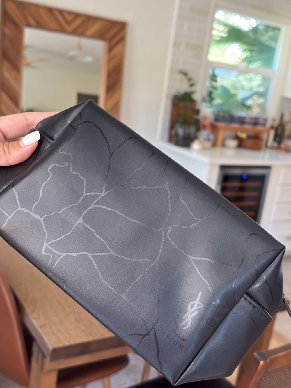Yves Saint Laurent Black Travel Kit Bag